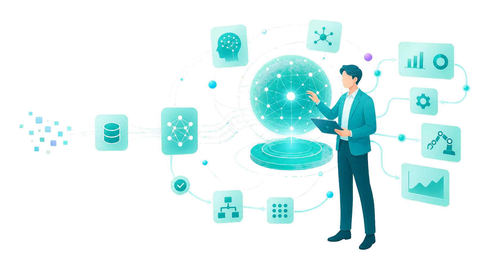 AI 活用支援・研修セミナーのサービスイメージ